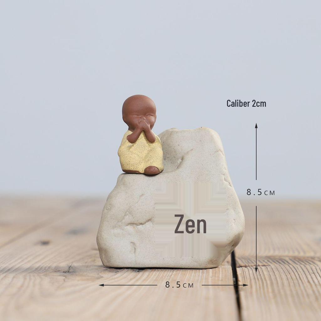 Mały ceramiczny wazon zen do hydroponiki i kompozycji ze świeżych kwiatów