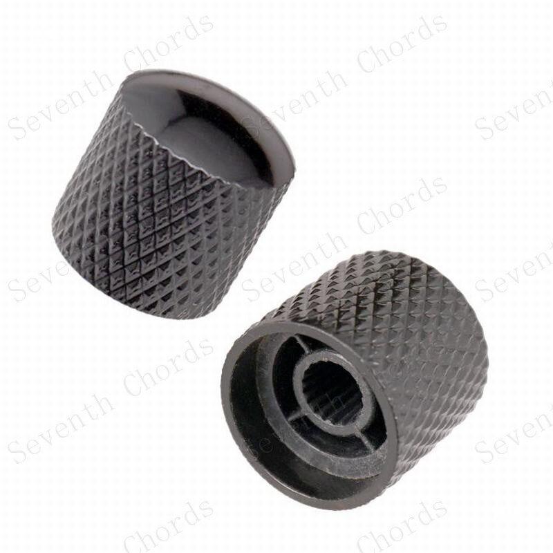 Small Metal Electric Guitar Bass Volume and Tone Knob Potentiometer Cap