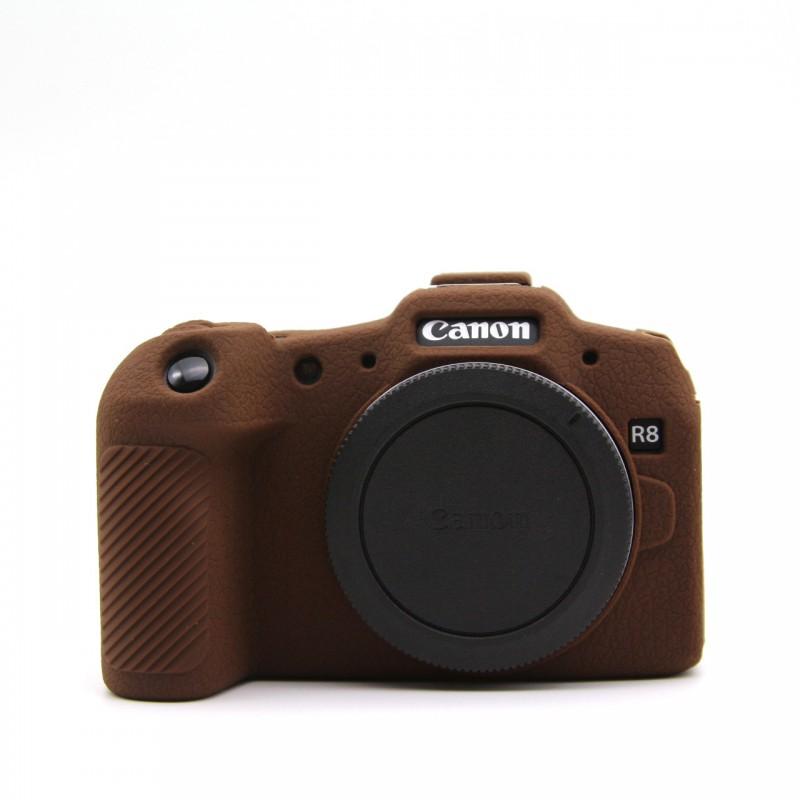 כיסוי סיליקון למצלמה Canon EOS R8 ללא מראה - כיסוי מגן עמיד בפני זעזועים ושריטות, במגוון צבעים