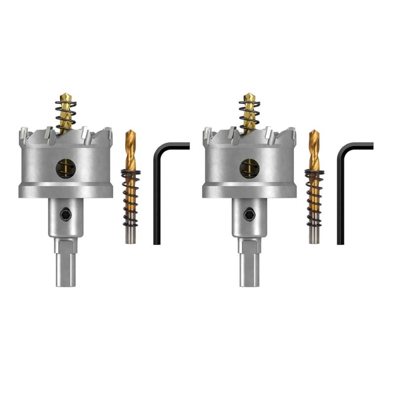 

48mm Hole Cutter Aluminum Body Carbide Hole Saw For Steel Copper Plastic Precisions Drilling Applications 1