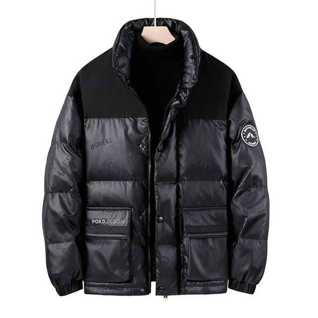Winter Mens Casual Thick Warm White Duck Down Jacket Coats Male Fashion Windproof Clothing Down Jackets Parka Outerwear