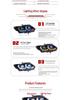 BMW 3 Series E92 E93 M3 RGB Headlight Assembly with Colorful Daytime Running Lights and Turn Signals (2005-2010).