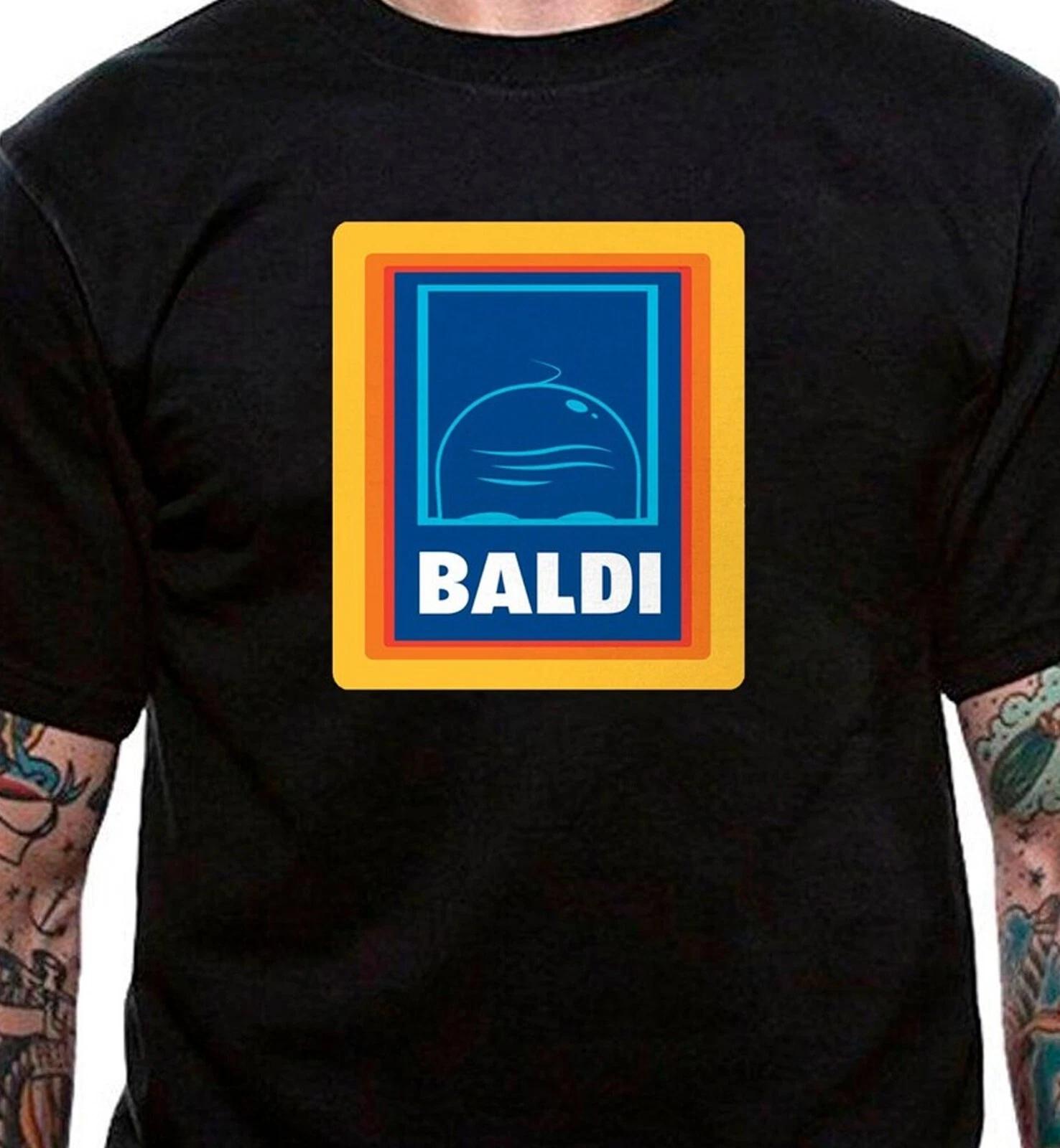 Baldi Aldi Bald Head For Him Gildan Softstyle T-shirt Funny Gift Tee Lidl Tshirt 3XL