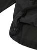 Jeimiweseuteu Lightweight Fleece Nylon Pocket Pullover (Black)