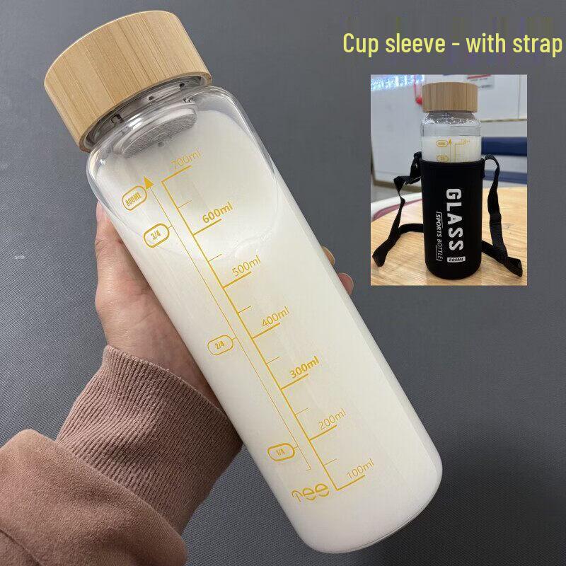 ZISIZ High Borosilicate Student Glass Cup