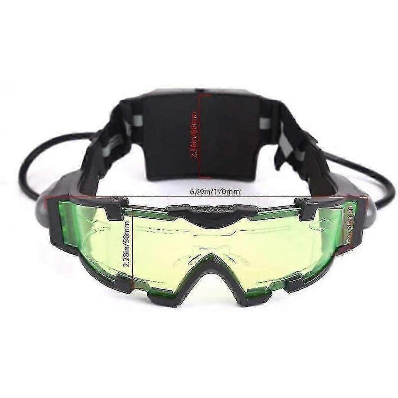 Night Vision Goggles With Flip-out Led Light