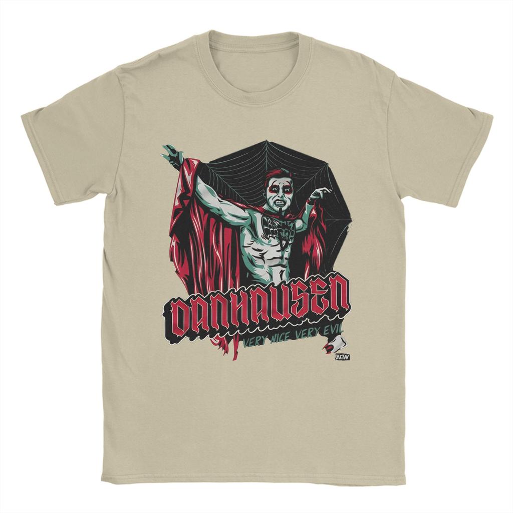 Danhausen Wrestler Wrestling Very Nice Very Evil Cotton T Shirt For Unisexs Summer Y2K Retro T Shirts O Neck Tees Loose Clothing