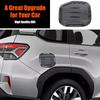 Fuel Tank Cap Trim Cover Compatible with Subaru Forester 2025,ABS Carbon Fiber Pattern Gas Fuel Door Cover Trim Scratch Cap,Exterior Fuel Tank Cap