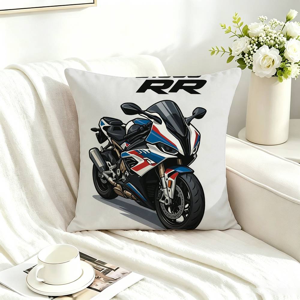 Cool S-s1000rr motorcycle Square Double-Sided printed Pillow Case Bedroom Bedside Pillow Sofa Cushion Cover