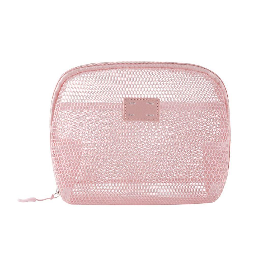 Nylon Cosmetic Bag Hand-held Storage Pouch Casual Toiletry Wash Bags  Women