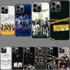 Cnco Boys Pop Handyhülle Für Iphone 16E 15 Pro 14 Plus 17E 16 17 Pro Max Air 11 12 13 Mini Stoßfest Capa Niedliche Hülle TPU Cle
