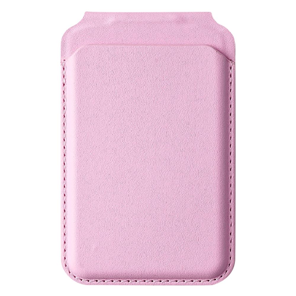 Bi-Fold Phone Card Bag PU Leather Magnetic Card Holder with Foldable Kickstand Function