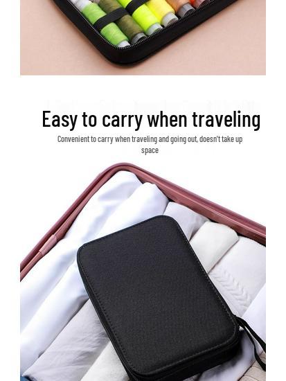 Compact Sewing Kit: Portable, Multifunctional Needle and Thread Set for Home and Dorm Use