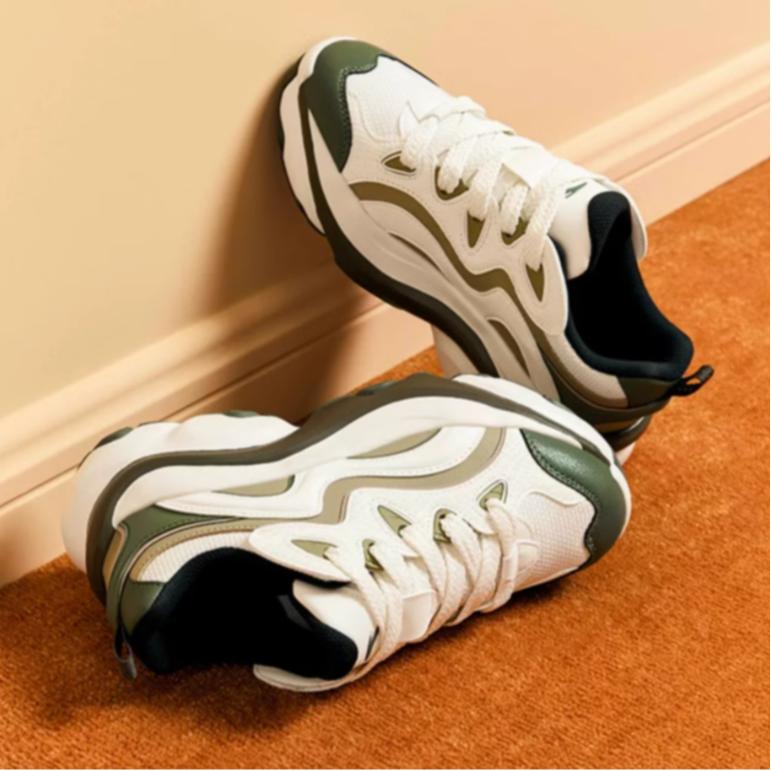 Anta Cute Claw Shoes Comfortable Versatile Non-Slip Wear-Resistant Low-Top Casual Shoes Women sneaker White Green 122518880R-3