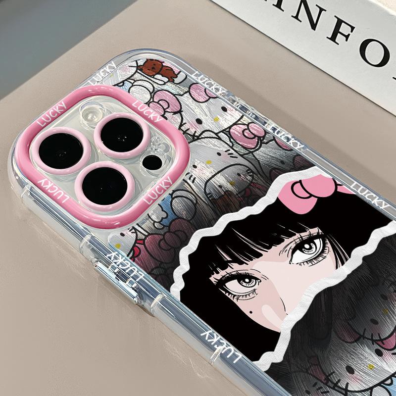 IPhone 16 Promax Phone Case 14 Apple 15 Cream Feather Yarn 12 All Inclusive 11 Ultra Thin