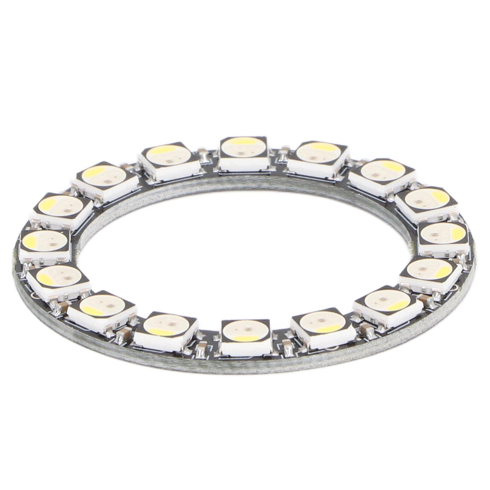 

RGB светодиодная кольцевая плата 16 бит SK6812 32 цвета и флуоресцентная белая кольцевая лампа настенные часы световой драйвер