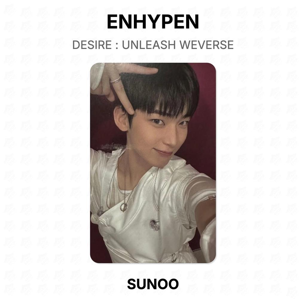 ENHYPEN DESIDERIO : UNLEASH WEVERSE Fotocarta Ufficiale