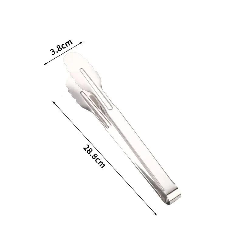 

1Pc Silvery White Barbecue Clips Stainless Steel for Grilled Meat and Steamed Buns Bread Cakes