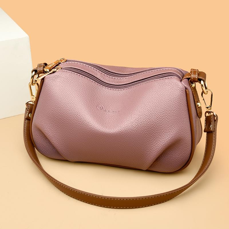 Luxury High Quality Women Messenger Bag Famous Designer Lady Shoulder Bags Fashionable Pu Leather Trendy Crossbody Bolsas Sac A