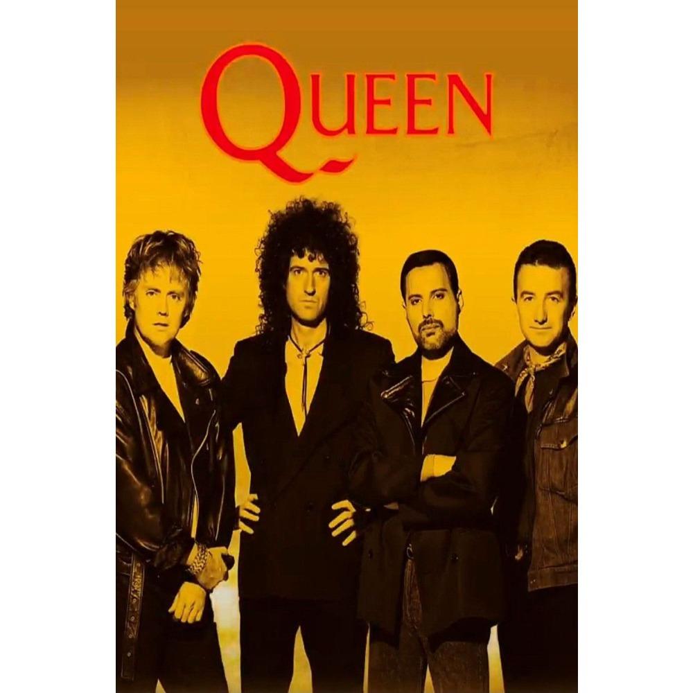 Metal Queen Band Wall Decor, Handmade 3D Tin Art for Living Room Bedroom Music Studio
