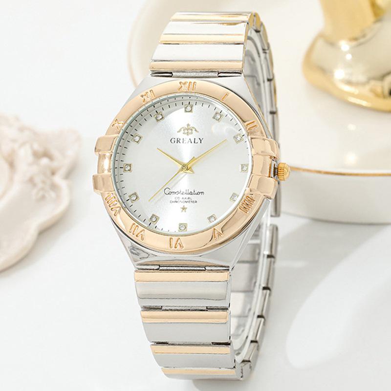 Neue Mode Unisex Quarz Uhr: Lässige Armbanduhr aus Legierungsstahl für Damen und Herren