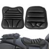 2Pcs/Set 3D Motorcycle Seat Cushion Breathable Motorcycle Front Rear Seat Cushion Anti-Slip Air Cushion Ride Seat Cover Pad