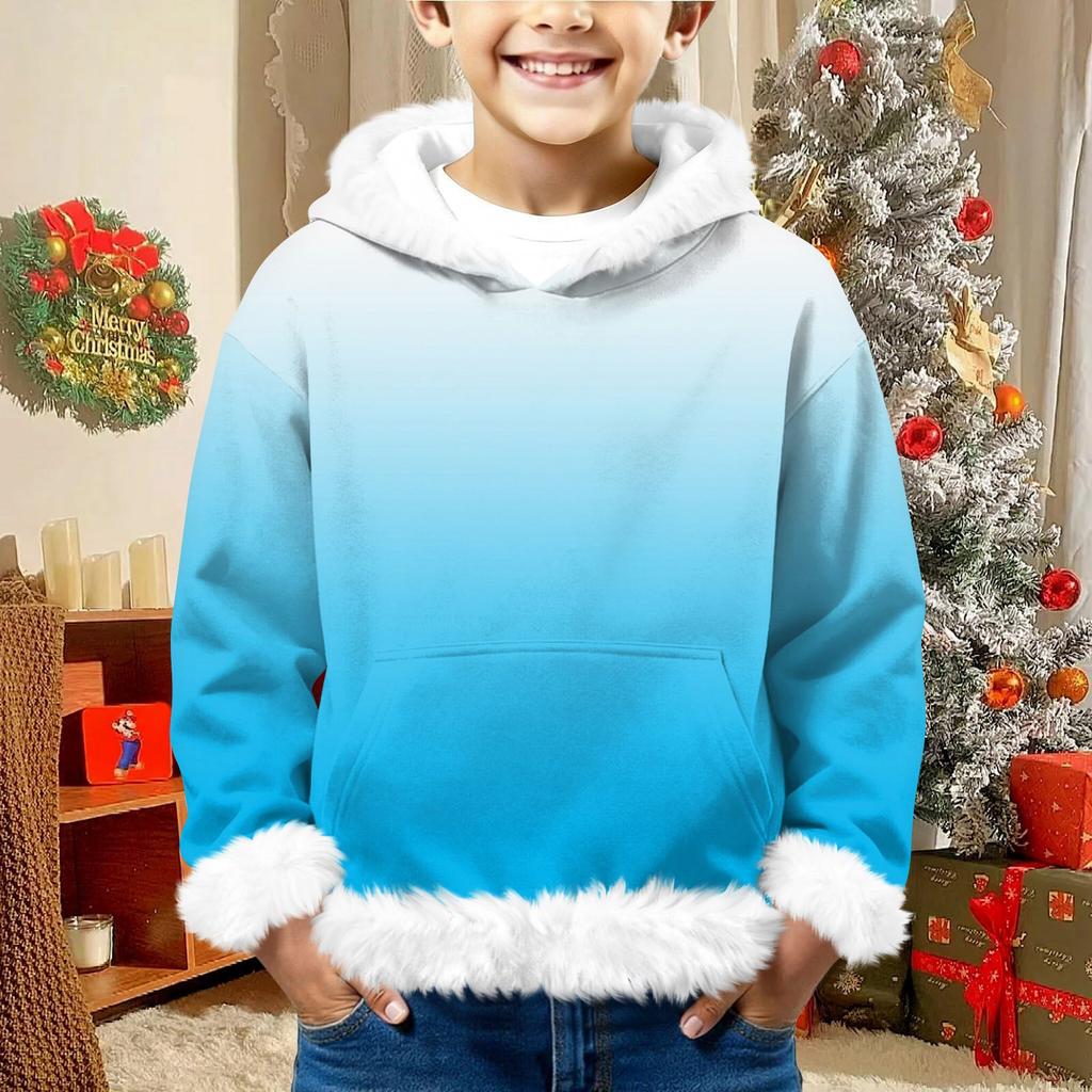 Children's Sweatshirt Girls Boys Long Sleeve Lightweight Casual Hoodie Loose Comfortable Sweatshirt