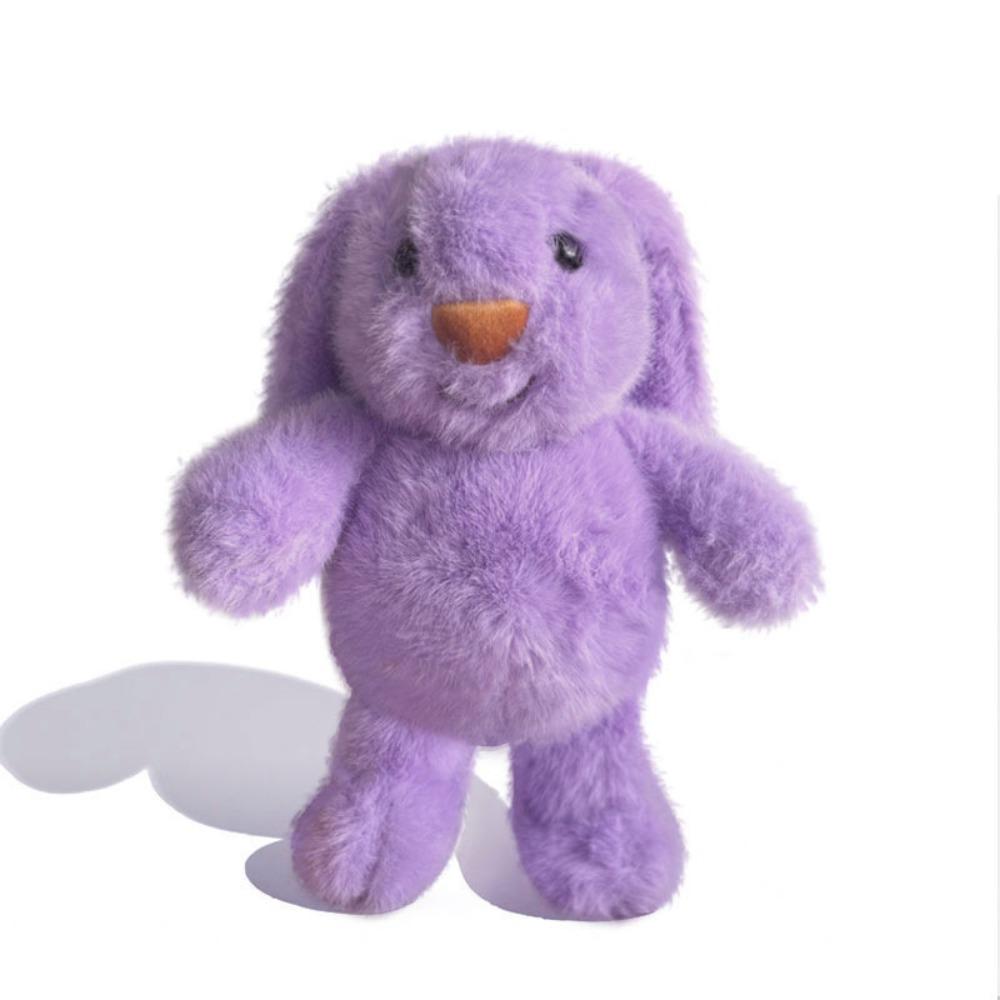 

Interactive Big Ear Rabbit Plush Toy Fluffy Stuffed Animals Rabbit Toy Home Decor фиолетовый