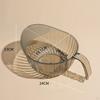 Rice Washer Strainer Container with Fine Mesh Colanders Sieve Bowl for Cleaning Veggie, Fruit ,Pasta