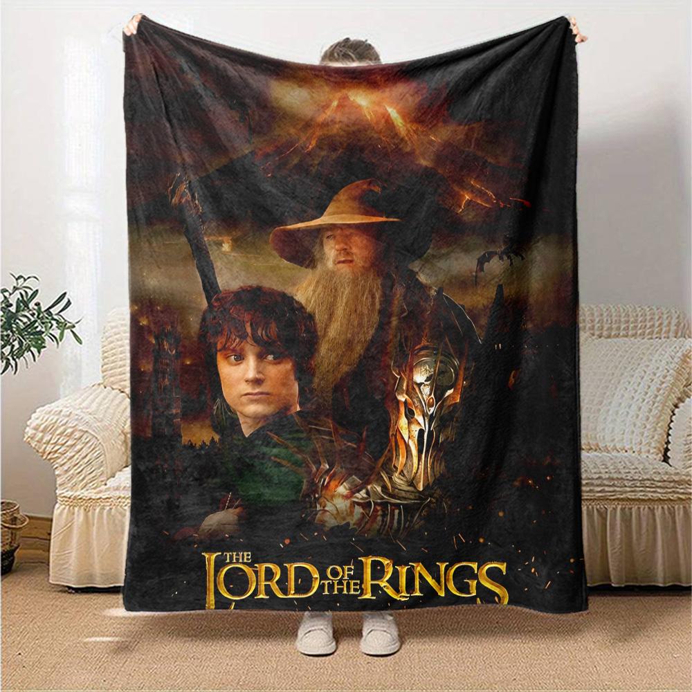 1pc Gandalf Middle-earth Flannel Blanket Soft Warm Throw for Home, Office, Travel, All-Season Cozy Bedding Gift L1377