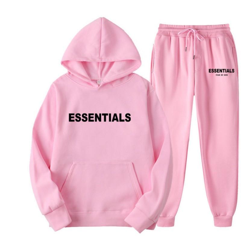 Mens Plus Size Hooded Sweatshirt Set With Matching Couples Design Soft Fleece Lined Long Sleeve Outfit Fall