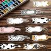 30Pcs Kitten Shape Bookmarks Cartoon Animal Paper Bookmarks Book Page Marker For Student Teacher Book Lover Birthday