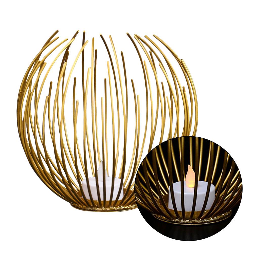 Suporturi de lumânări Fier Masă de cină Recuzită de birou Bar Petrecere Nuntă Decor pentru casă Metal Lumânări