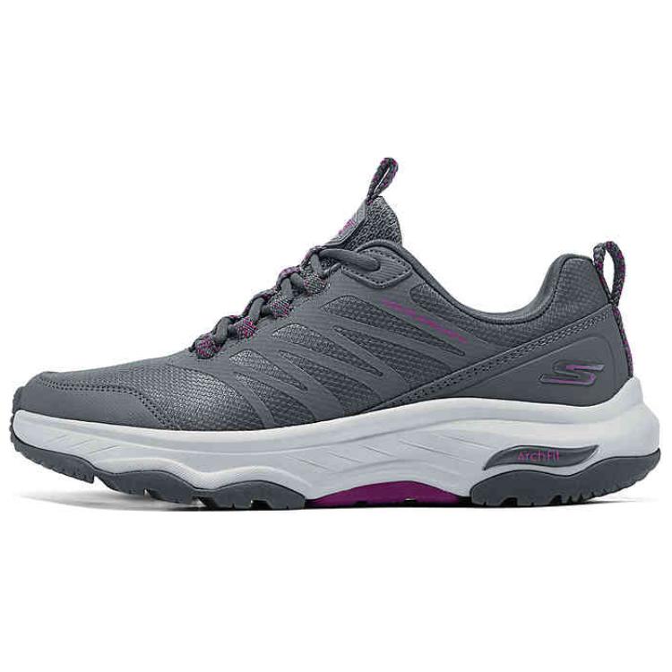 Skechers Women s Go Walk Gray Low Top Casual Shoes Comfort Wear Resistant 124449-CHAR 36
