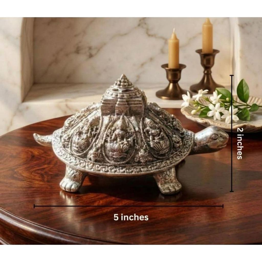Divine Ashtalakshmi Tortoise Décor for Prosperity & Positive Energy