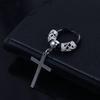 Pendent Round Stainless Steel Ear Jewelry Stud Earrings Men Hoop Earrings Korean Dangle Earrings