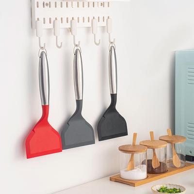 1PC Silicone Utensili Da Cucina Utensili Da Cucina Spatola Turner Carne di Manzo Uovo Cucina Raschietto Largo Pizza Pala Antiaderente Strumento di Cottura