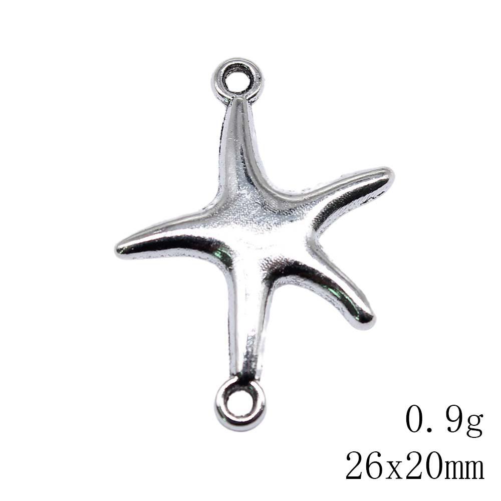 Mother's Day Charms For Needlework Starfish Charms Pendant Clearance Sale Items Pendants For Bracelets