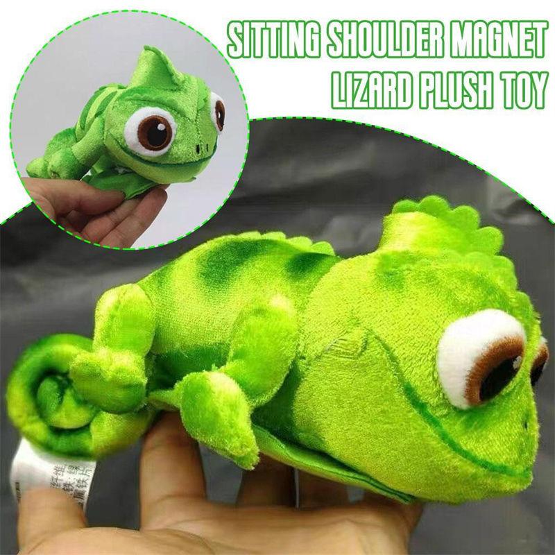 15CM Parks Pascal Shoulder Plush Doll Rapunzel Tangled Magnet Magnetic Chameleon Dolls Toys GZW