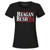 Reagan Bush '84 Retro Women's T-Shirt Presidential Campaign Vintage Shirt