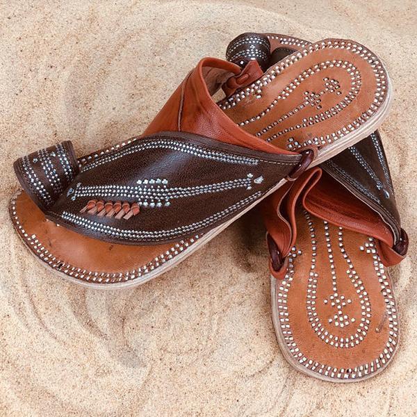 Factory Direct Sales Flat Bottom Lace Bottom Sewing Line Casual Versatile Boys Slippers Sandals Single Shoes