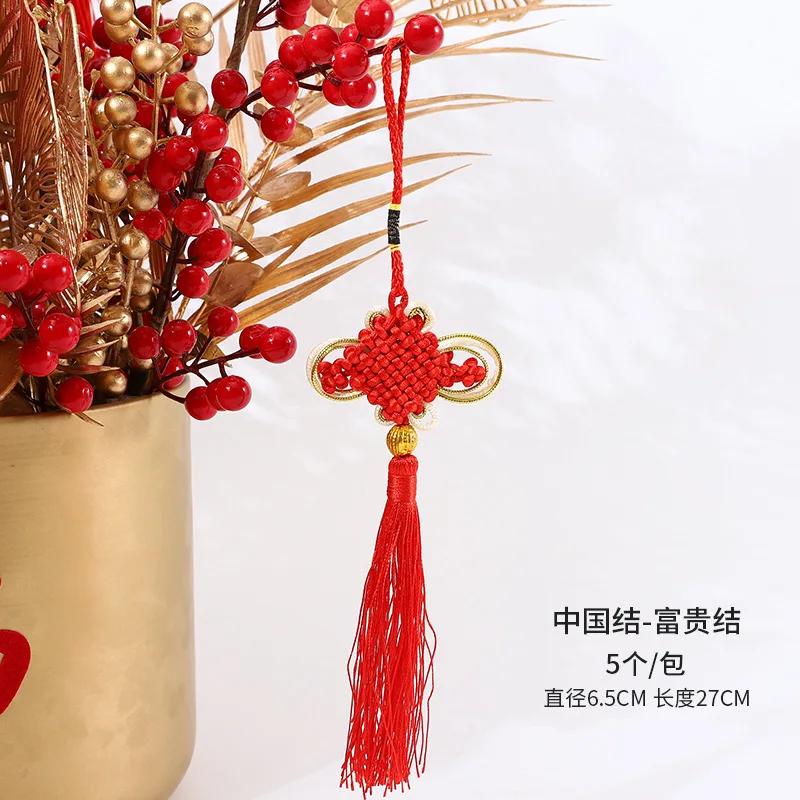 Nod roșu chinezesc Ciucuri Ornamente Decorație Agățat 8 stiluri Acasă pandantiv norocos Cadouri Design Vânzare caldă Fericire Nou Festival