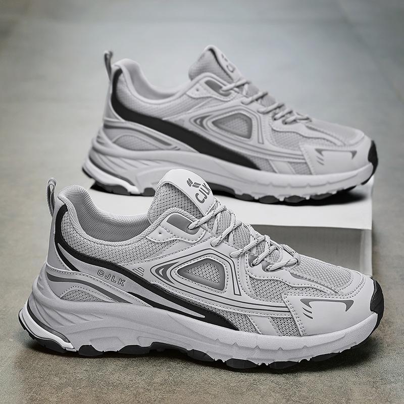 Men's shoes new autumn mesh sports casual versatile youth running platform dad shoes