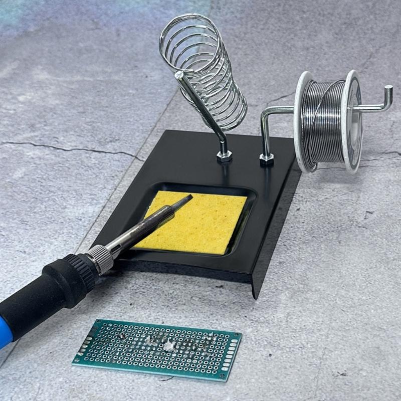 Universal Metal Soldering Iron Stand Suitable with Various Brands Lightweight Construction Holder for Convenient Storage