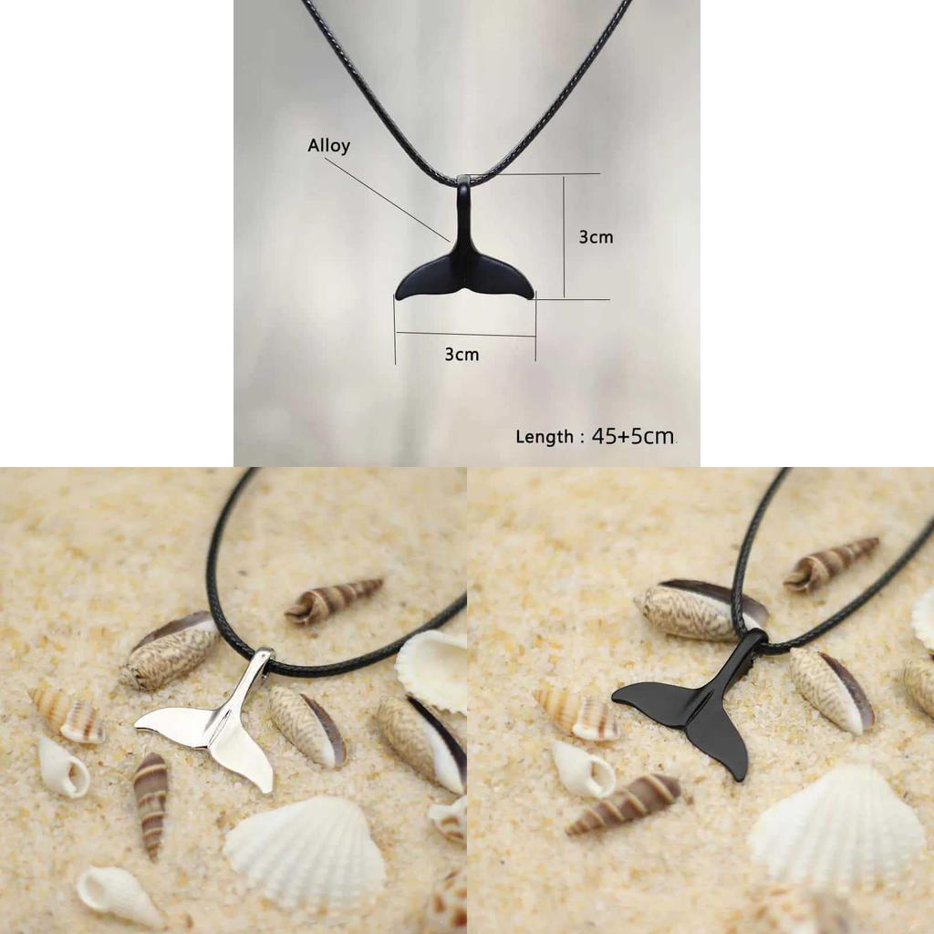 Mermaid Tail Pendant Necklace With Alloy Material For Ocean Conservation Enthusiasts