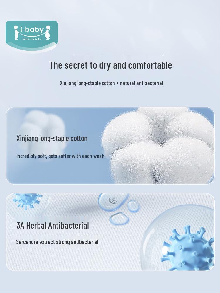 iBaby British Baby Quilted Constant Temperature Split-Leg Sleeping Bag for Autumn and Winter - Anti-Kick Sleepwear for Boys and Girls