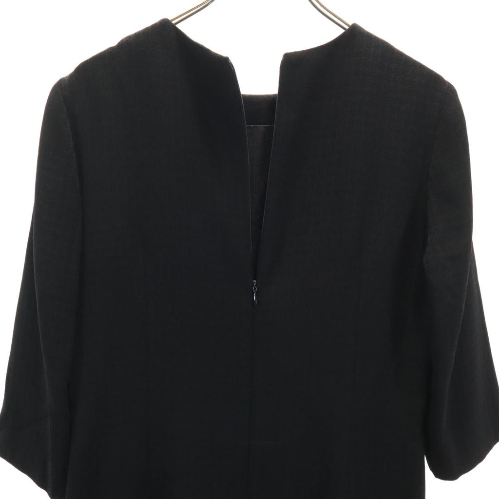 Givenchy 90s Made In Japan Old Patterned 7 Minutes Sleeve Formal One Piece Women Used