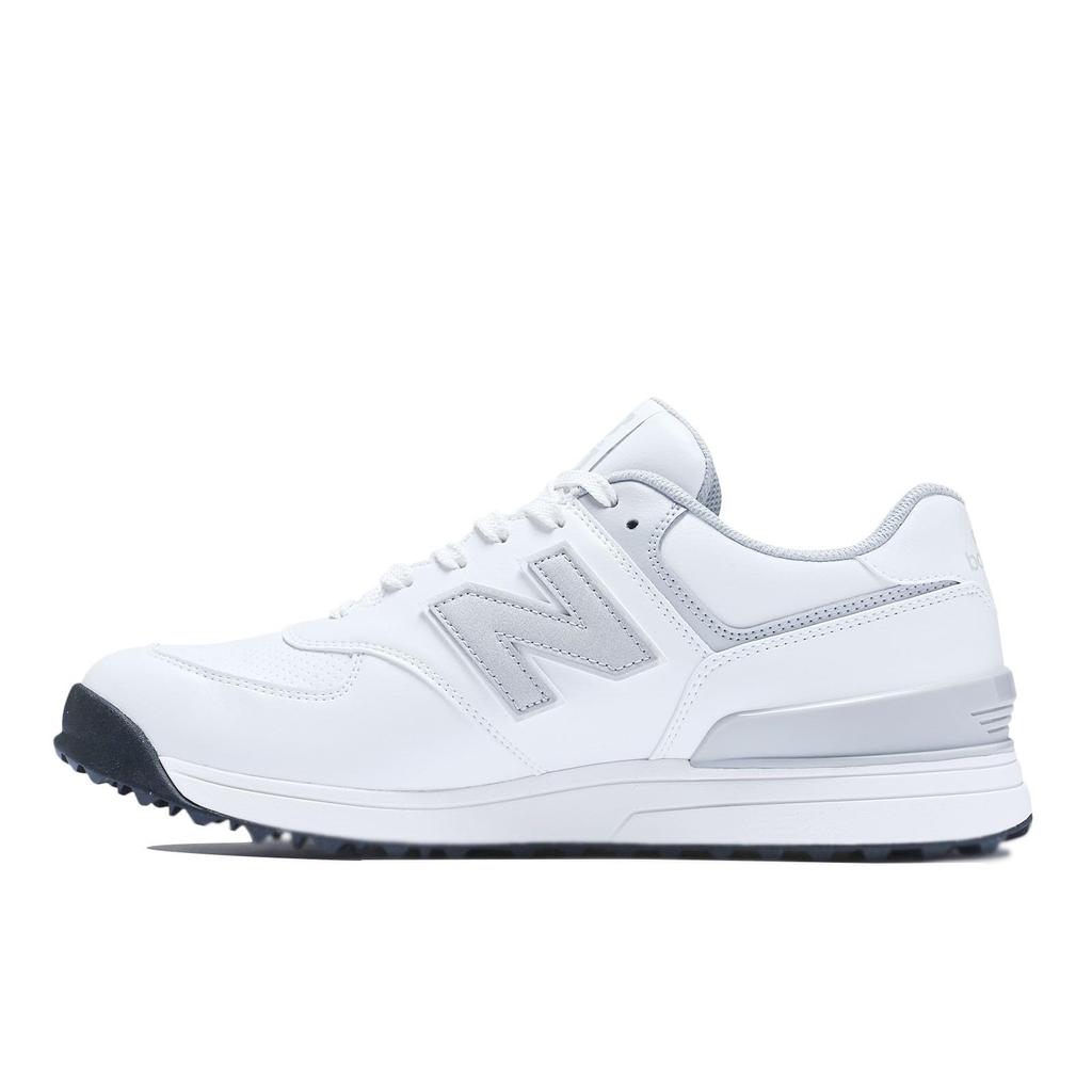 Golf Shoes UGS574v3 Spikeless Cm 2E [New Balance] Men's Women's S3(WHITE/SILVER) 27.5
