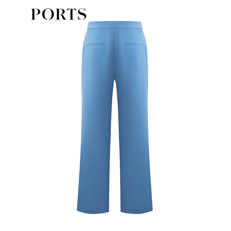 PORTS Women's Triacetate Slim Cropped Trousers