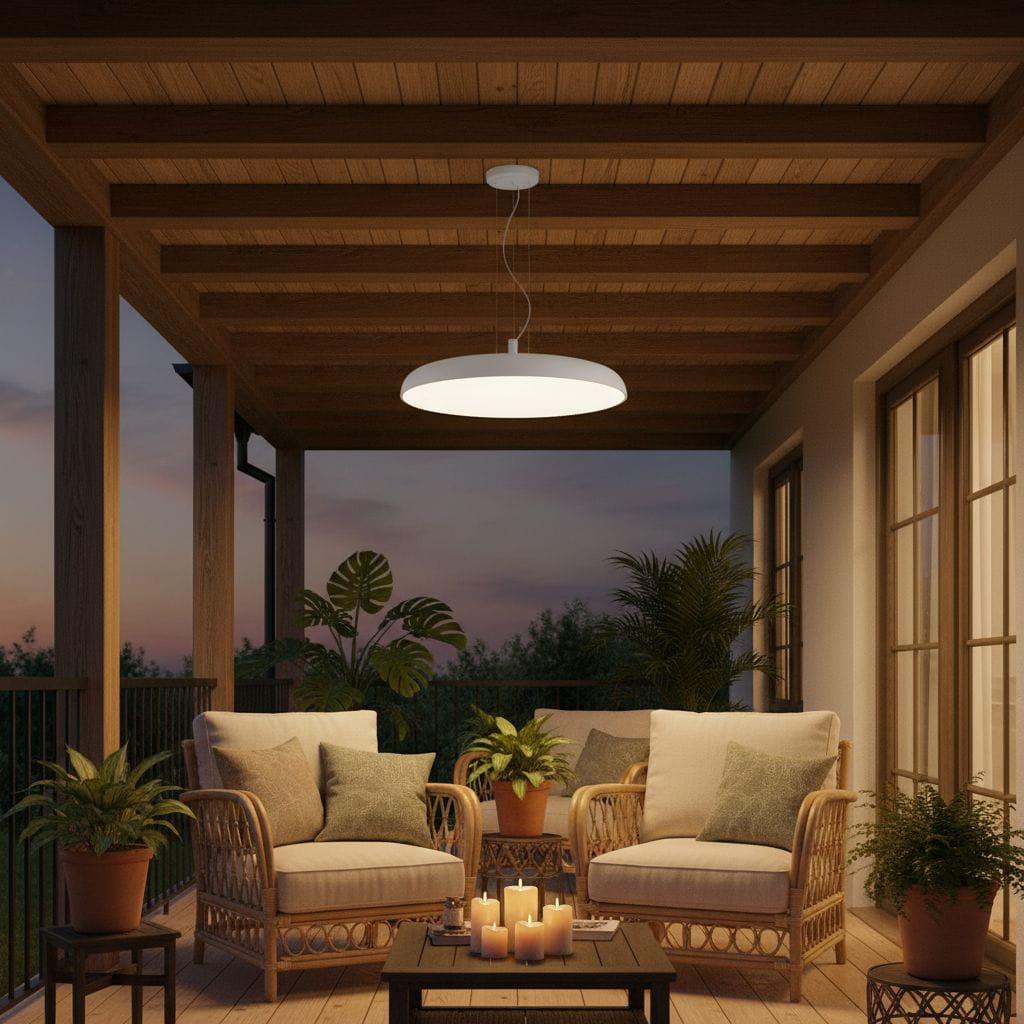 Lamina - LED hanging lamp 44cm 30W LED White